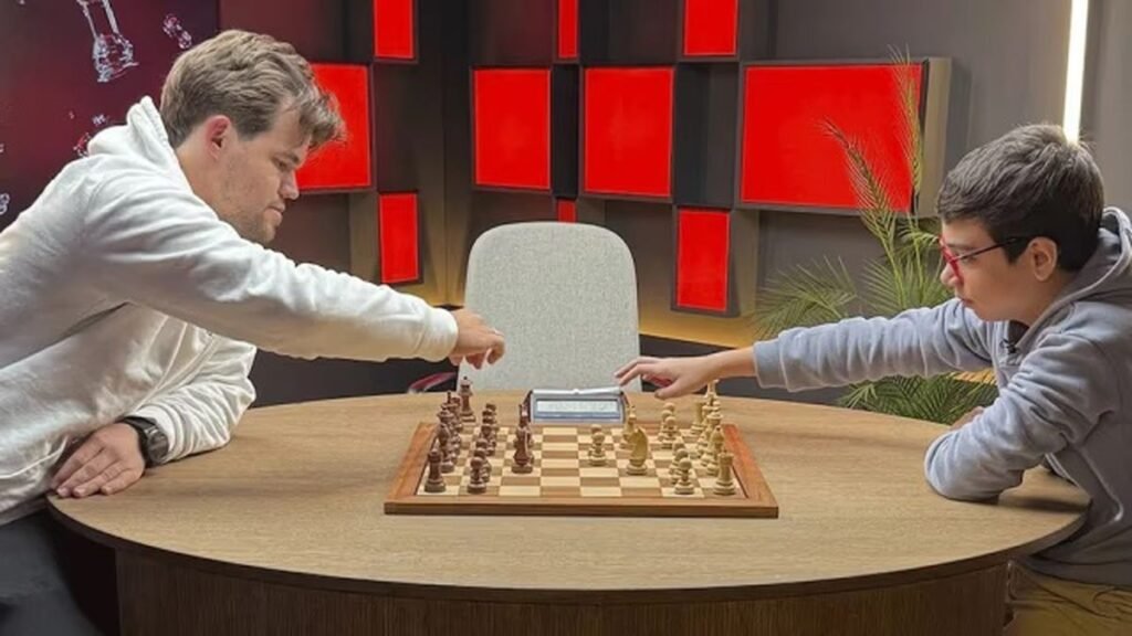 Faustino Oro le ganó una partida al mejor del mundo