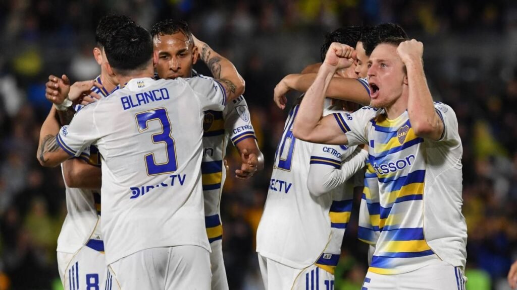 Boca goleó a Recoleta y sigue en la Sudamericana