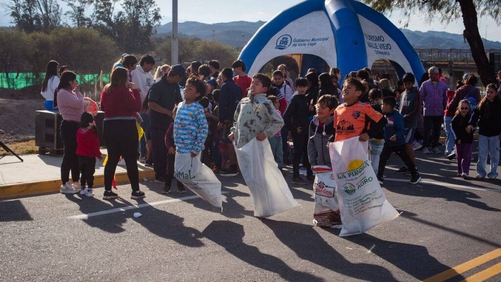 Juegos, rollers, bicicletas y barriletes: así se vivió la jornada en Valle Viejo