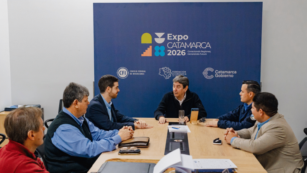 La Federación Económica y Seguridad coordinan operativo logístico para la Expo Catamarca 2026
