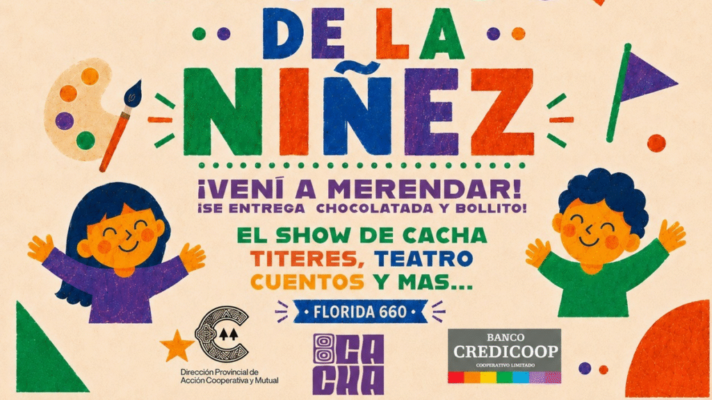 CACHA prepara una tarde de juegos y espectáculos para celebrar el Día de la Niñez CACHA prepara una tarde de juegos y espectáculos para celebrar el Día de la Niñez
