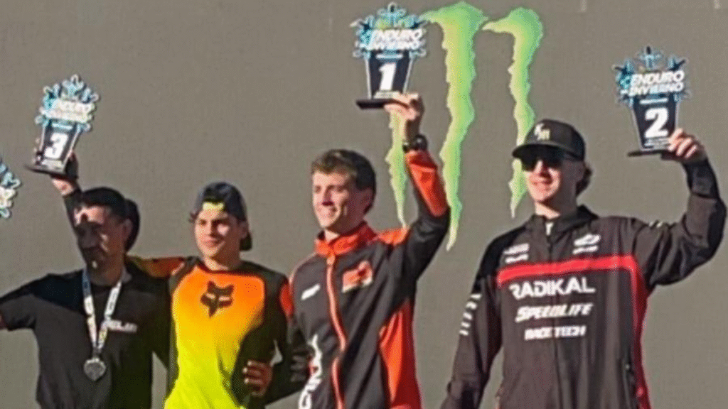 Carabajal fue 3° en el Enduro del Invierno Carabajal fue 3° en el Enduro del Invierno