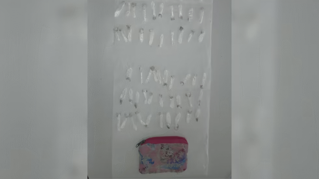 Hallan 71 envoltorios de cocaína en un monedero dentro de un jardín de infantes