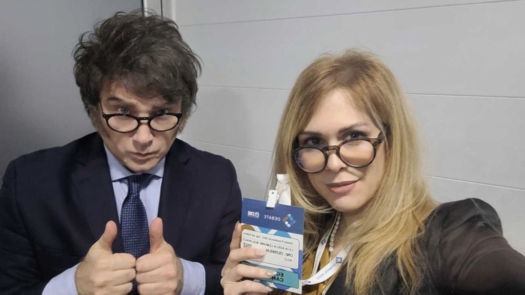 Milei y Lemoine defendieron a Cerimedo y generó desconcierto entre los libertarios