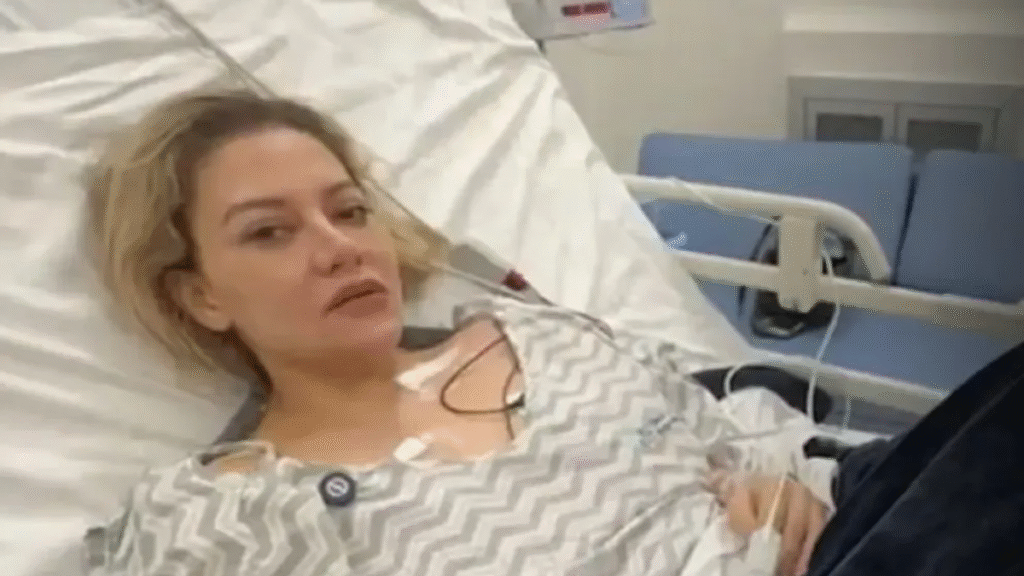 Nadia Beller recibió el alta médica y dejó la clínica con escolta policial