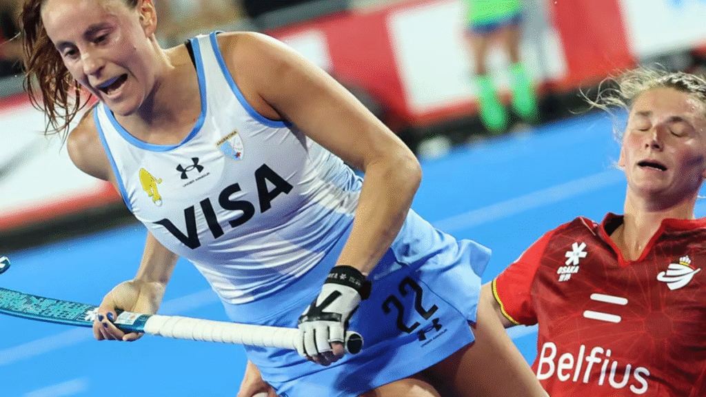 Las Leonas empataron con Bélgica y se medirán ante Australia en las semifinales