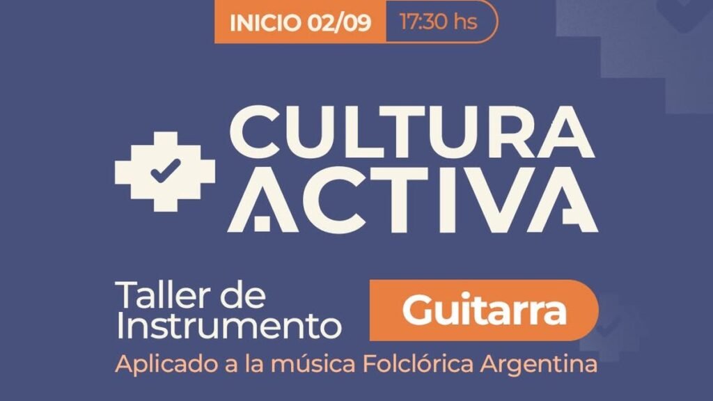 Cultura Activa abre las inscripciones para un taller gratuito de guitarra folclórica