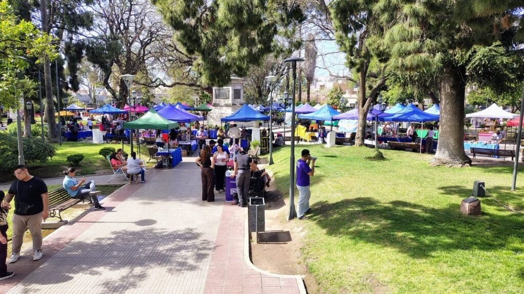 La feria de la Plaza 25 de Mayo vive su último fin de semana con venta masiva