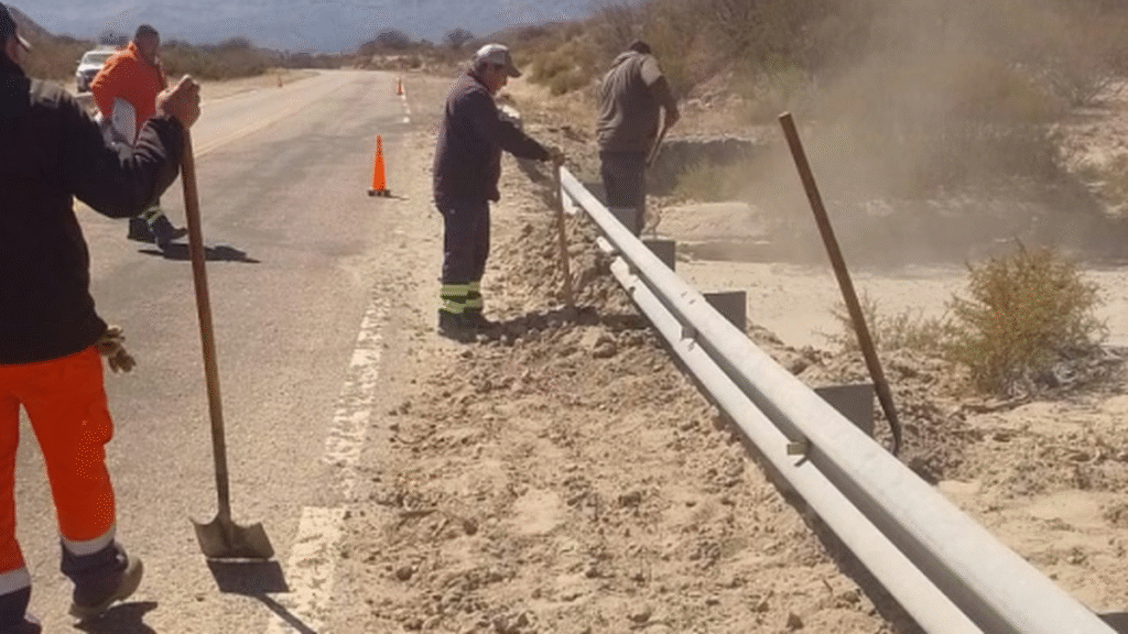Vialidad Nacional realiza tareas sobre la Ruta 40