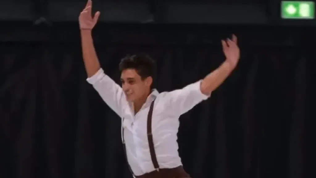 Facundo Nieva Biza, campeón nacional absoluto de Patinaje Artístico