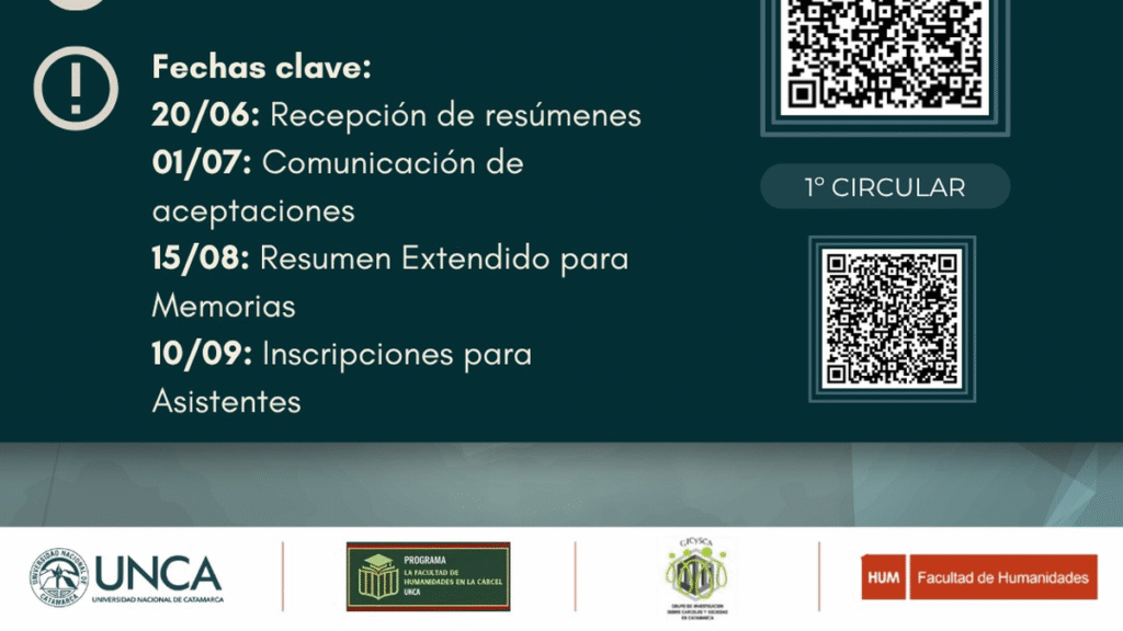 La UNCA será sede de las VII Jornadas del NOA, II Jornadas Nacionales y I Jornadas Latinoamericanas “Cárcel y Sociedad”