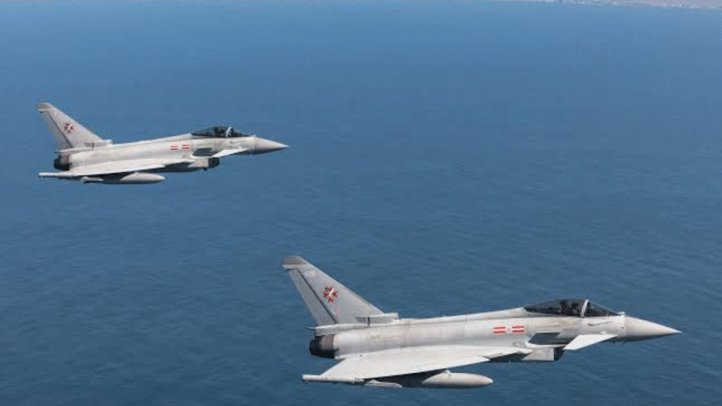 Reino Unido renovará los cuatro aviones Typhoon que tiene en las Malvinas