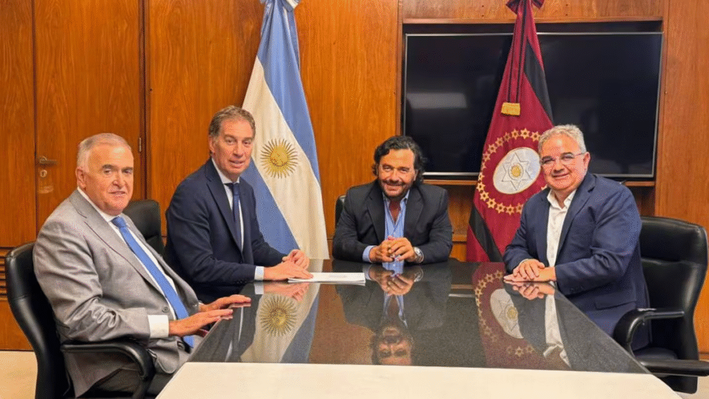 Santilli recibe a siete gobernadores: Jalil será parte de la ronda por el Presupuesto 2027