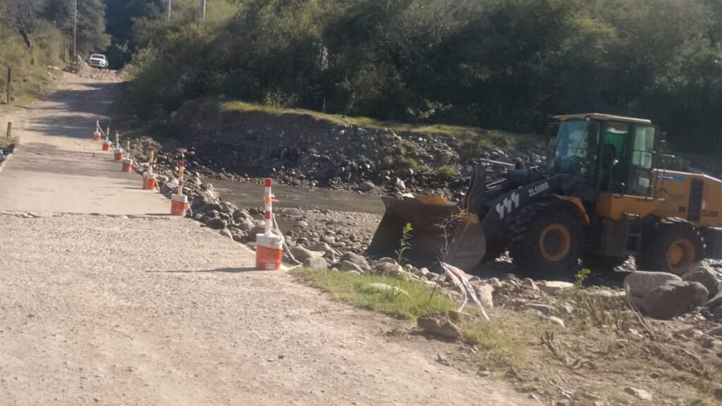 Habilitaron provisoriamente el badén de Pomancillo Oeste Habilitaron provisoriamente el badén de Pomancillo Oeste
