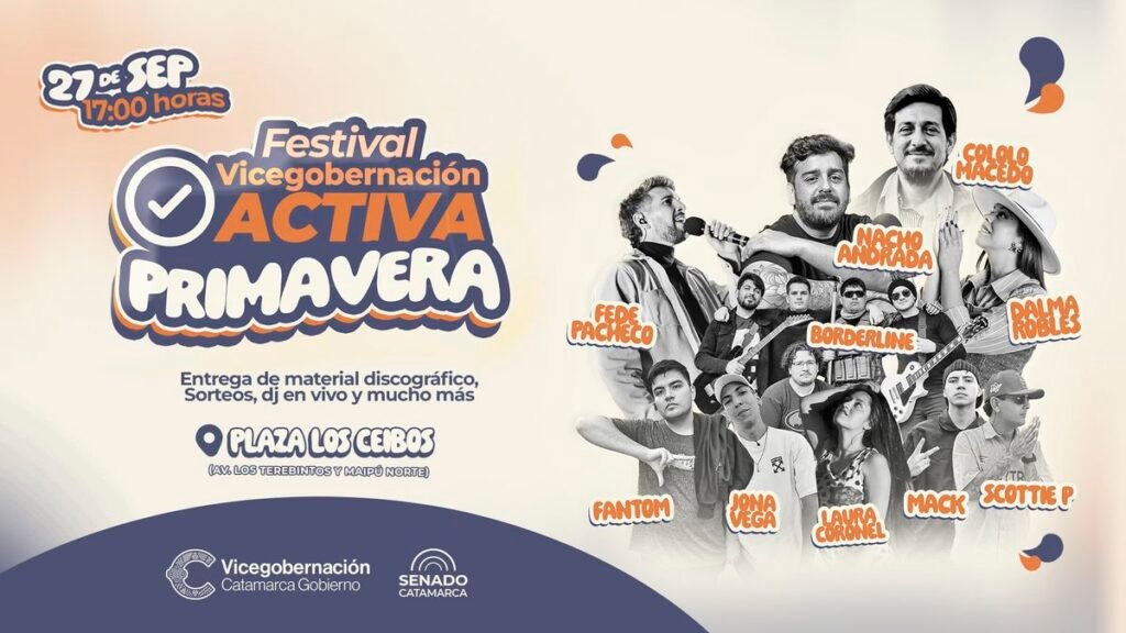 El Festival “Vicegobernación Activa” llega a la Plaza Los Ceibos para celebrar la primavera