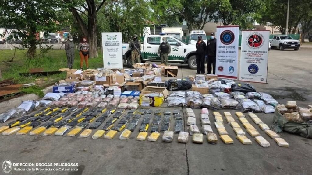 Incineraron más  de 422 kilos de droga