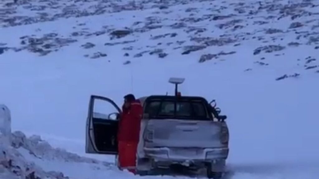 Una nueva nevada  obligó a cerrar el acceso  al Balcón del Pissis