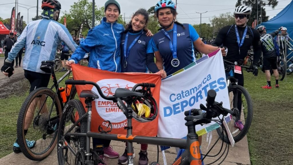 Rocío Herrera, 6ta en el Gran Fondo Argentina en Tándem