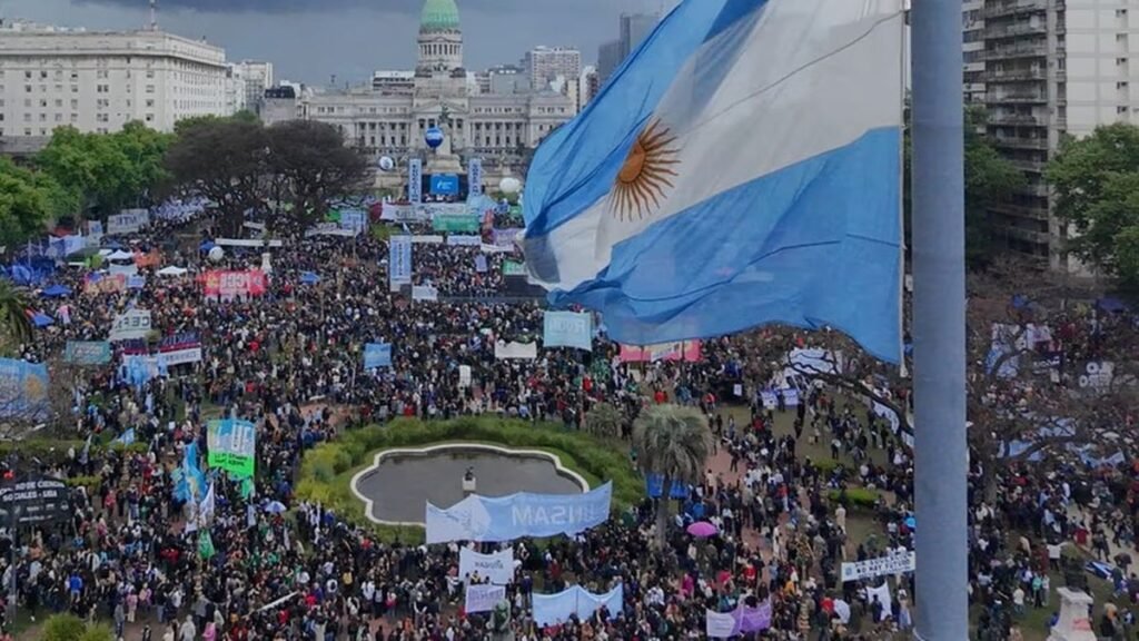 Incidentes frente al Congreso