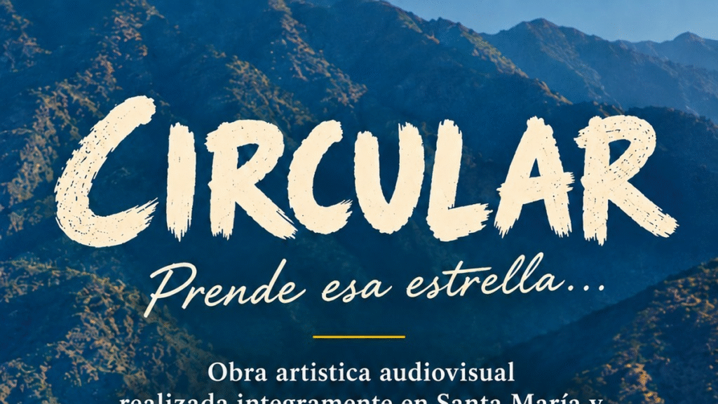 Estrenarán la obra audiovisual “Circular” en Santa María