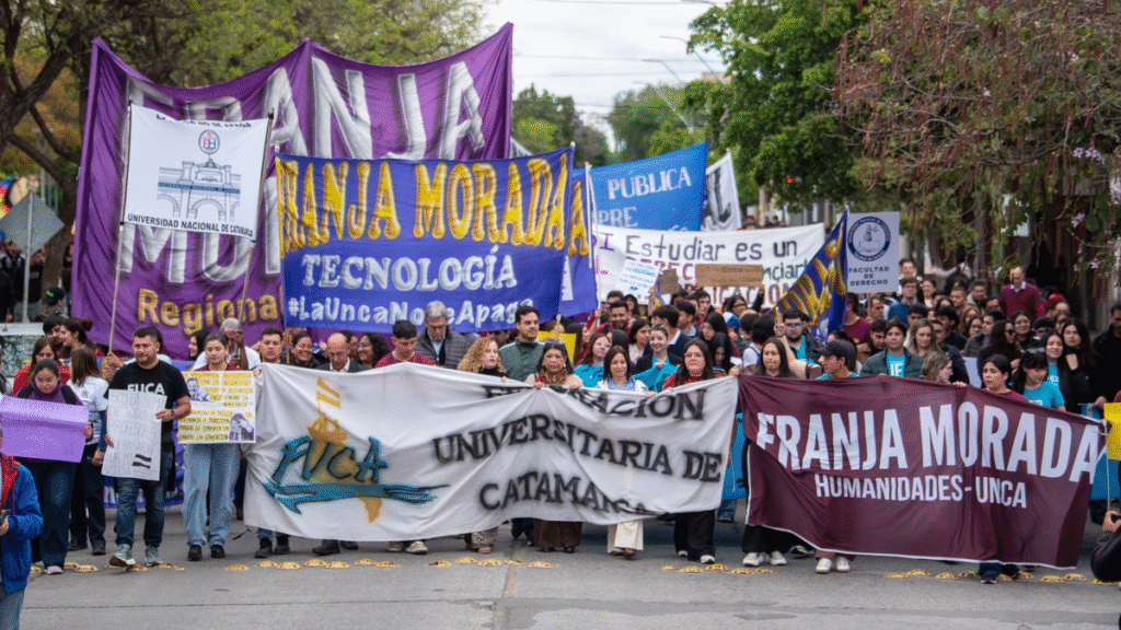 Así se vivió la 5° Marcha Federal Universitaria en Catamarca