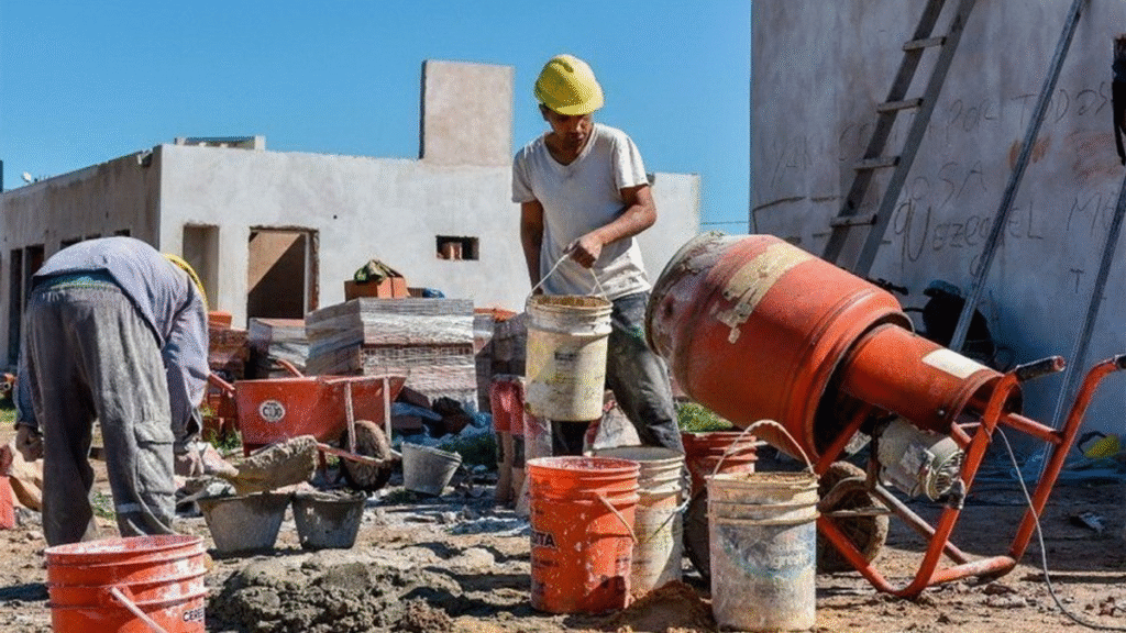 Construcción: 4 mil empleos formales se perdieron en un mes