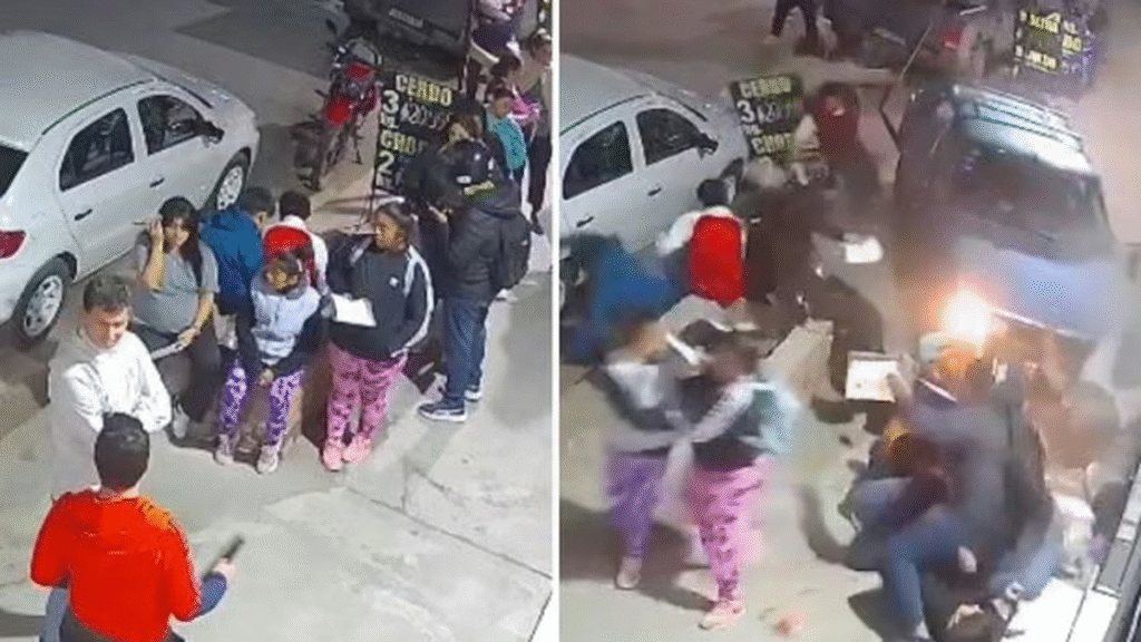 Salta: un auto se subió a la vereda y atropelló a más de diez personas
