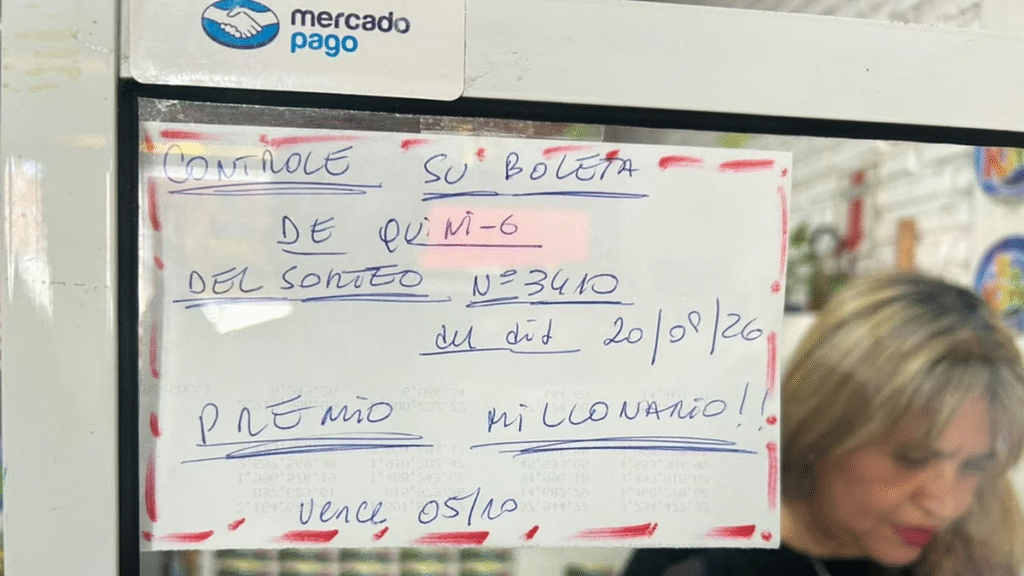Apareció el ganador de los  millones del Quini 6, a dos días de que venciera el premio